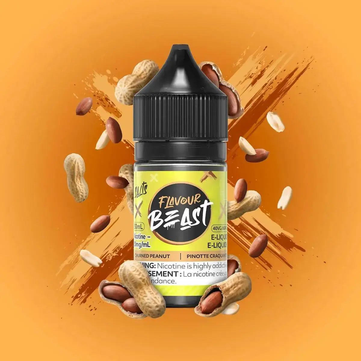 Flavour Beast - Churned Peanut - Salt Nic E-Liquid - Salt Nic E-Liquid - Vapeshop Mania