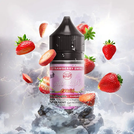 Flavour Beast Cravin - Tourbillon de fraise - E-liquide Salt Nic - E-liquide Salt Nic - Vapeshop Mania