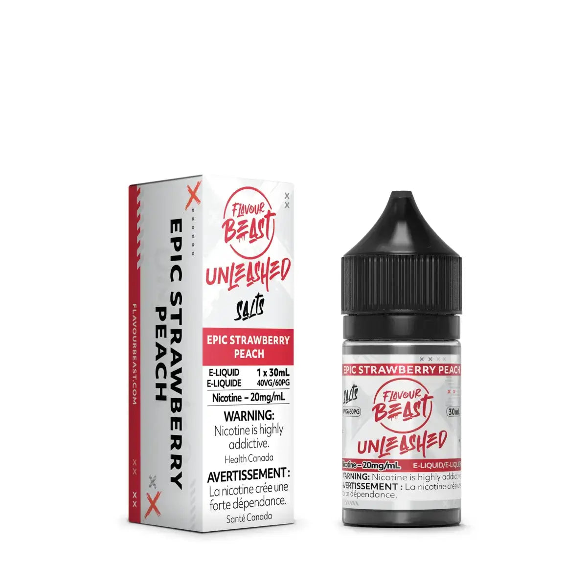 Flavour Beast Epic - Strawberry Peach - Salt Nic E-Liquid - Salt Nic E-Liquid - Vapeshop Mania
