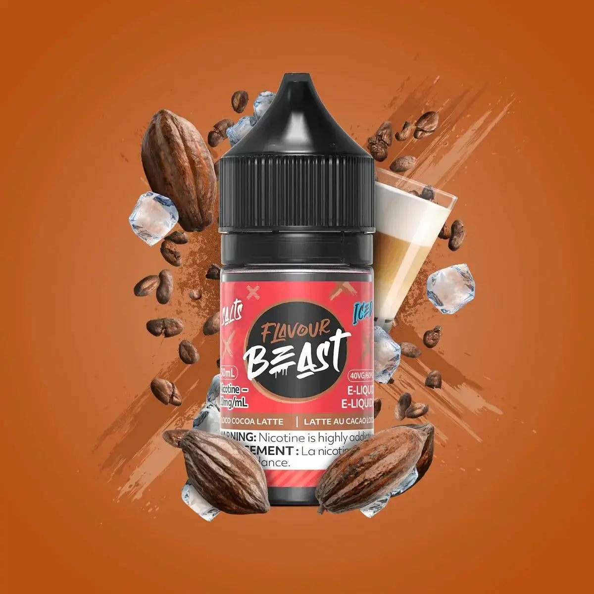 Flavour Beast - Loco Cocoa Latte Ice - Salt Nic E-Liquid - Salt Nic E-Liquid - Vapeshop Mania