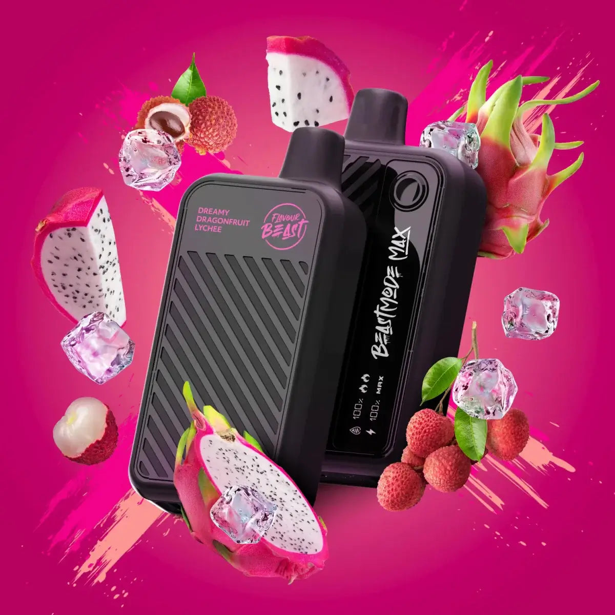 Flavour Beast Mode Max 18K - Dreamy Dragonfruit Lychee Ice - Vape jetable - Vapeshop Mania