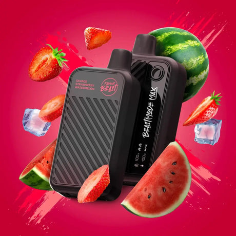 Flavour Beast Mode Max 18K - Savage Strawberry Watermelon Ice - Disposable Vape - Vapeshop Mania