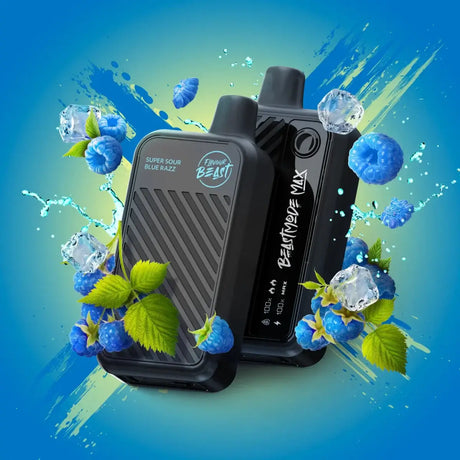 Flavour Beast Mode Max 18K - Super Sour Blue Razz Ice - Disposable Vape - Vapeshop Mania