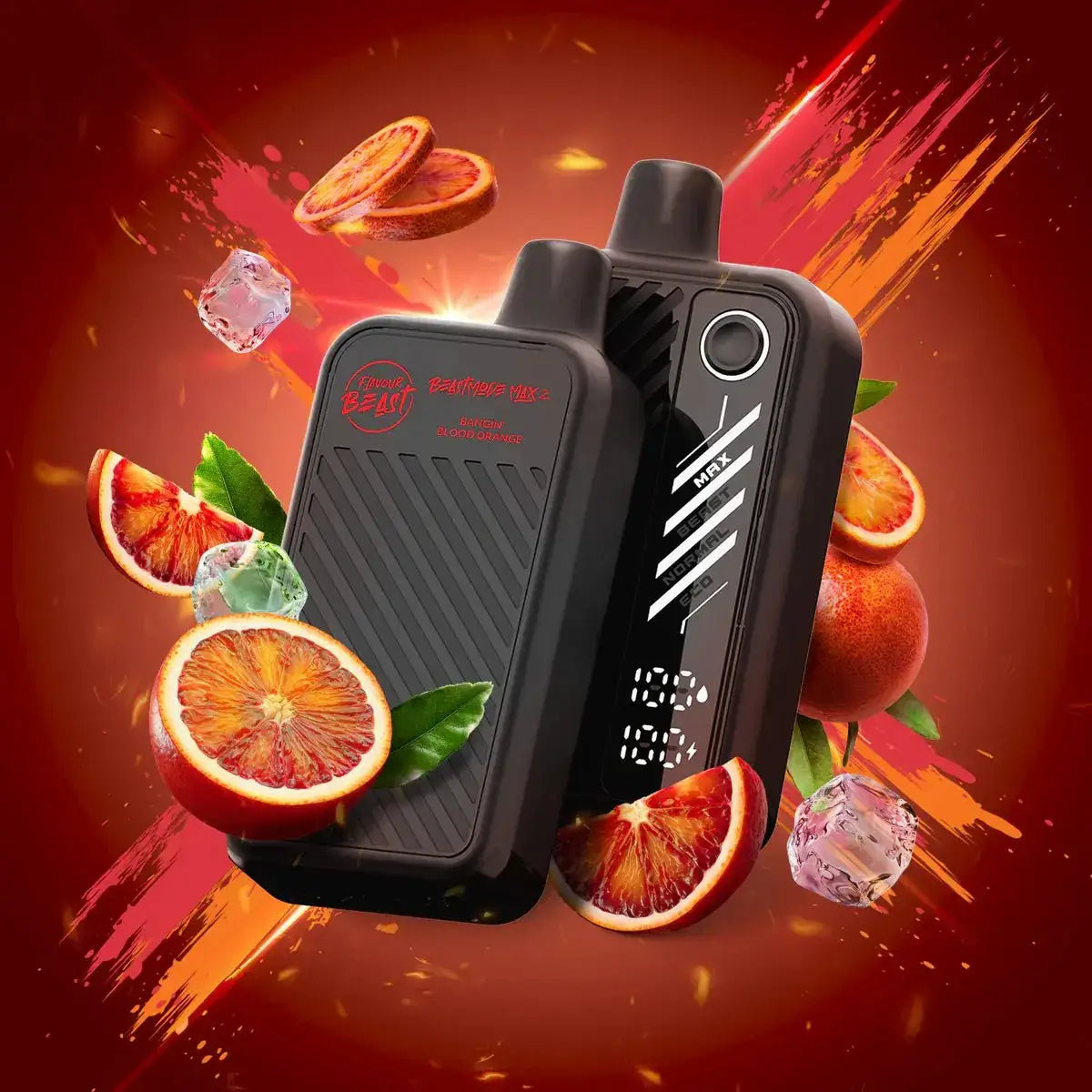 Flavour Beast Mode Max 2 50K - Bangin' Blood Orange Ice - Disposable Vape - Vapeshop Mania