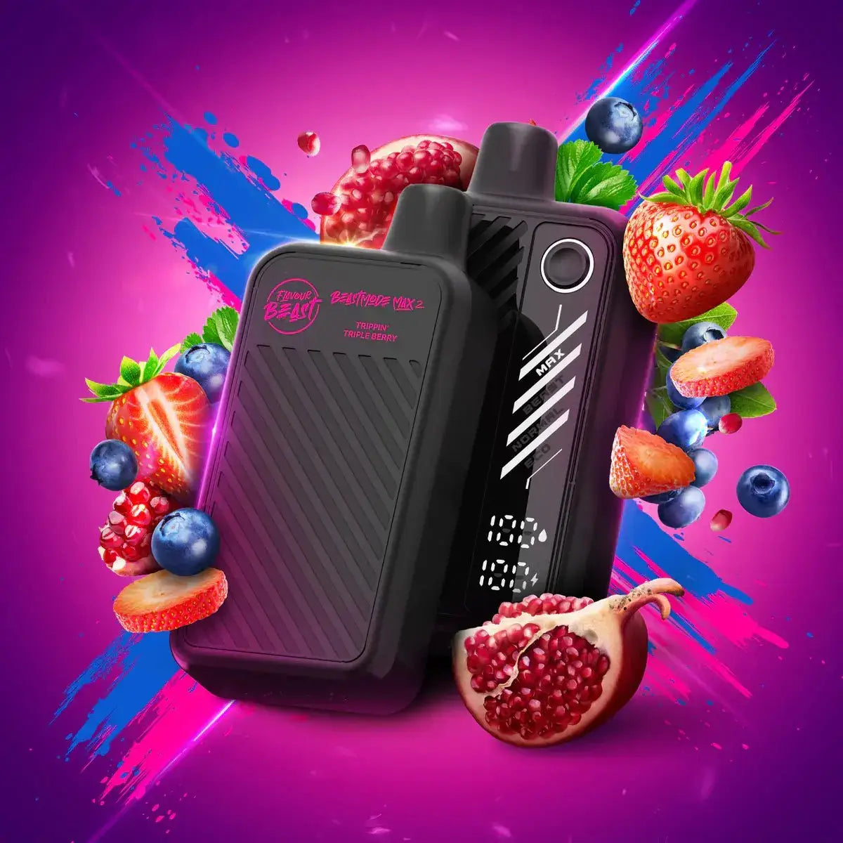 Flavour Beast Mode Max 2 50K - Trippin' Triple Berry - Vape jetable - Vapeshop Mania