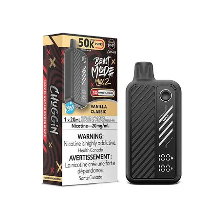 Flavour Beast Mode Max 2 50K - Vanilla Classic - Disposable Vape - Vapeshop Mania