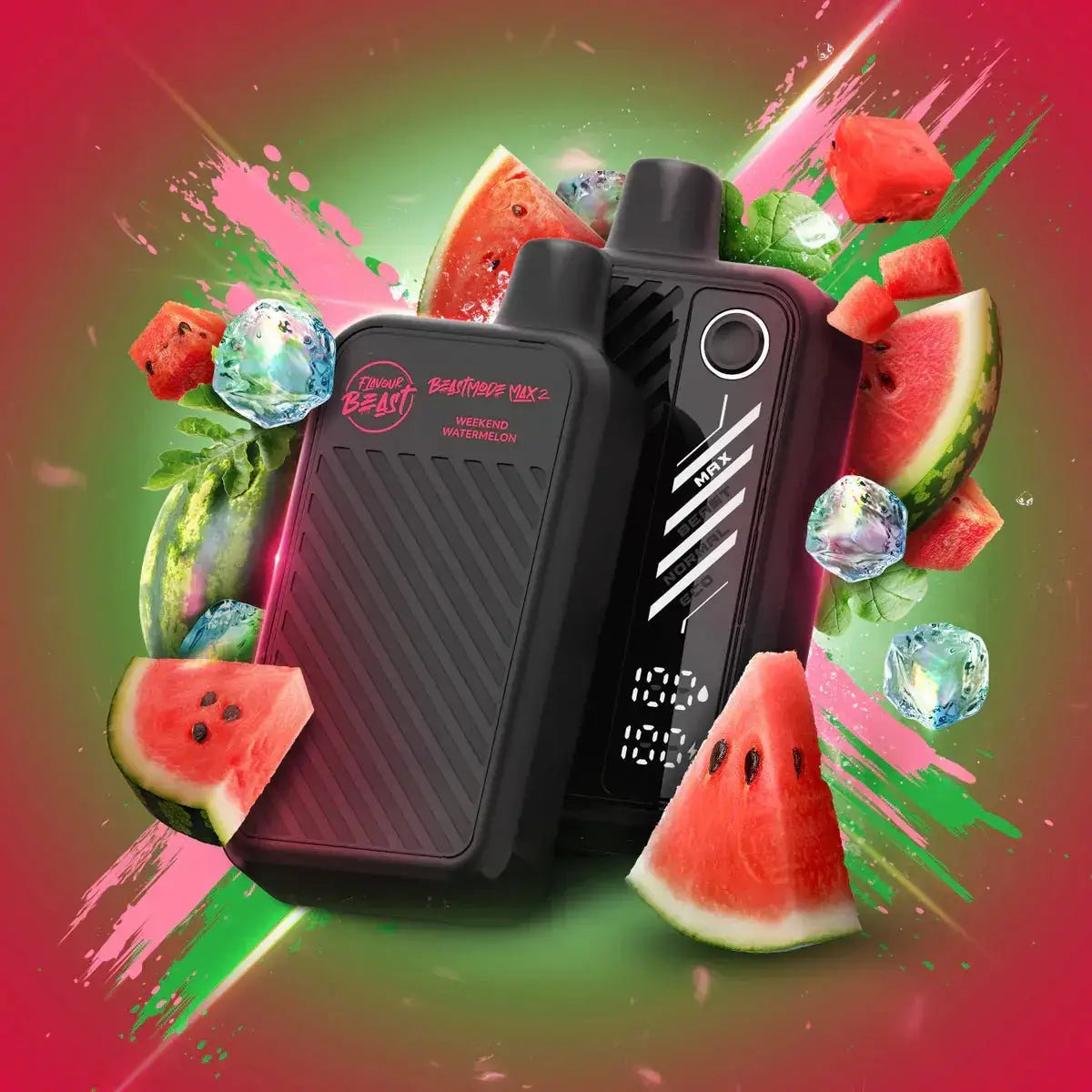 Flavour Beast Mode Max 2 50K - Weekend Watermelon Ice - Disposable Vape - Vapeshop Mania
