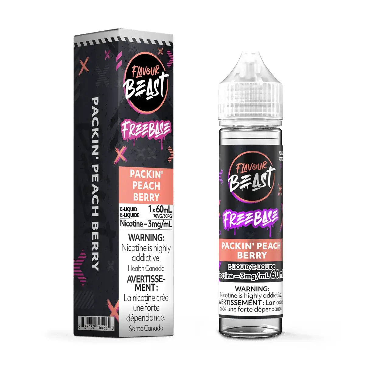 Flavour Beast  Packin' Peach Berry - E-liquide - Freebase - Vapeshop Mania
