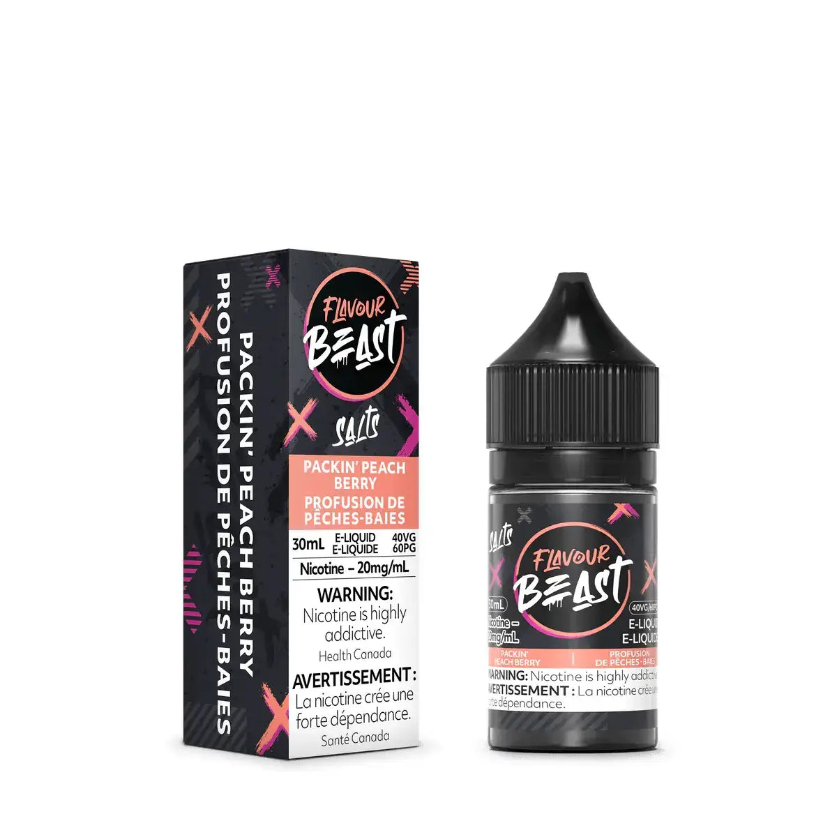 Flavour Beast - Packin' Peach Berry - E-liquide Salt Nic - E-liquide Salt Nic - Vapeshop Mania