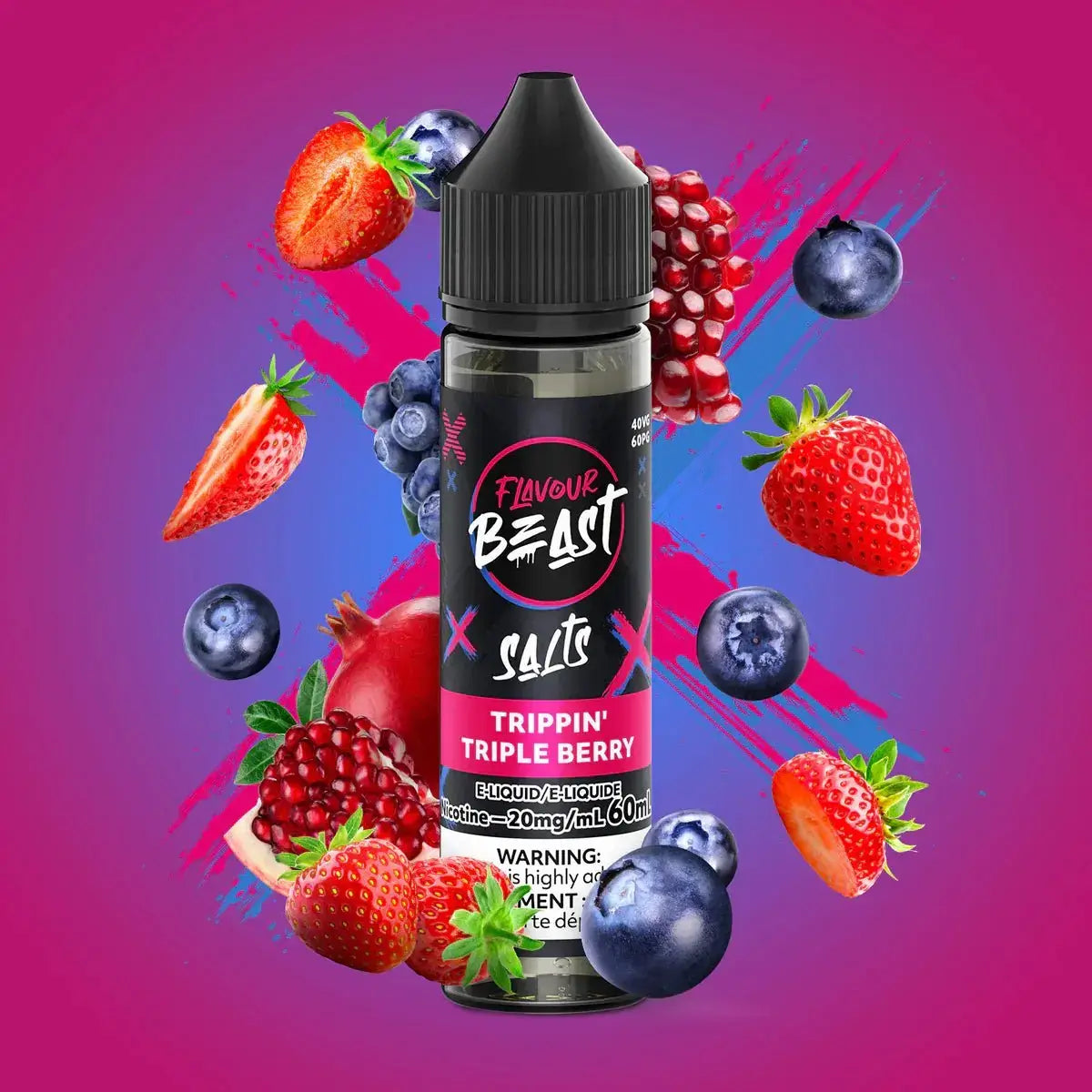 Flavour Beast - Trippin' Triple Berry - E-liquide Salt Nic - E-liquide Salt Nic - Vapeshop Mania