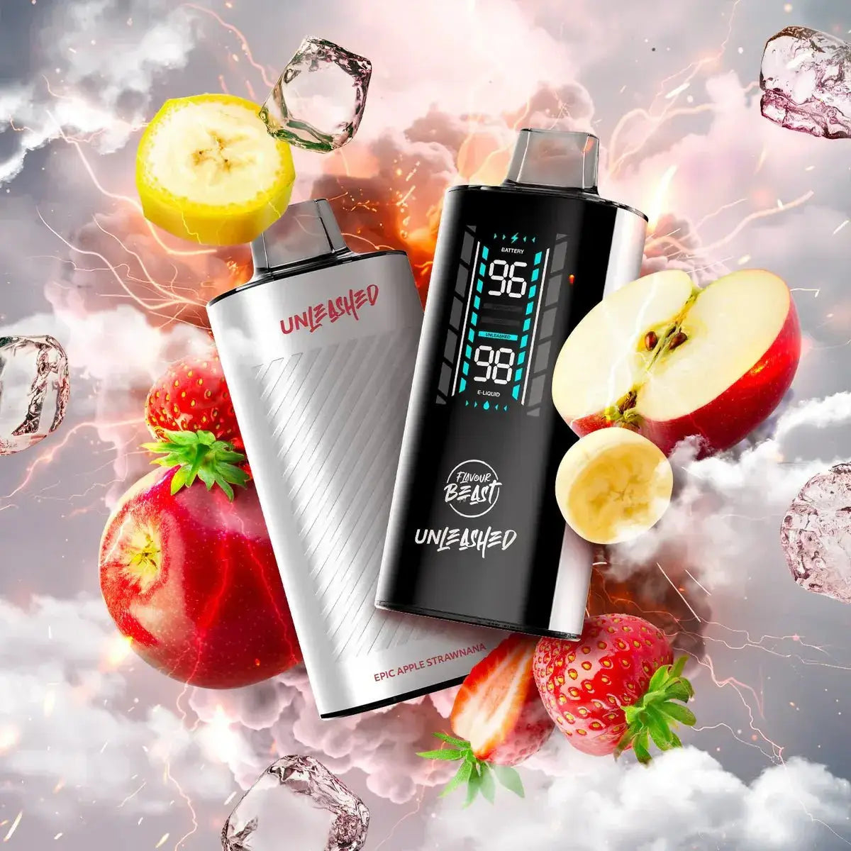 Flavour Beast Unleashed DCP 20K - Epic Apple Strawnana Ice - Vape jetable - Vapeshop Mania