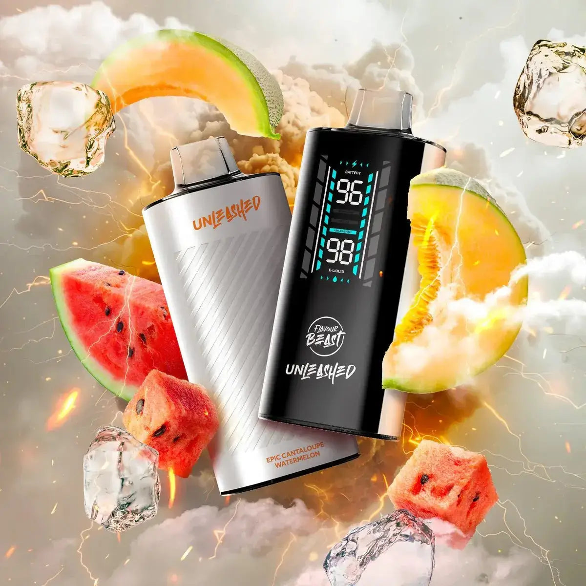 Flavour Beast Unleashed DCP 20K - Epic Cantaloupe Watermelon Ice - Disposable Vape - Vapeshop Mania