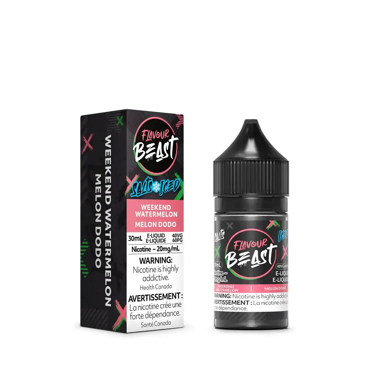 Flavour Beast - Weekend Watermelon Ice - Salt Nic E-Liquid - Salt Nic E-Liquid - Vapeshop Mania