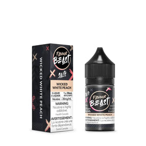 Flavour Beast - Wicked White Peach - Salt Nic E-Liquid - Salt Nic E-Liquid - Vapeshop Mania