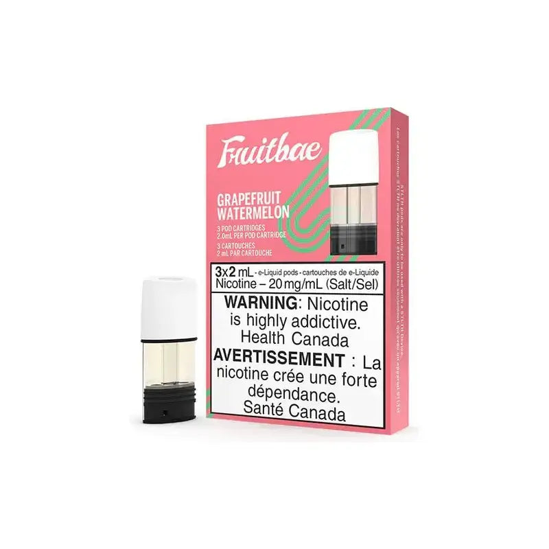 Fruitbae STLTH Compatible Pod 3-Pack - Grapefruit Watermelon - Prefilled Pod - Vapeshop Mania