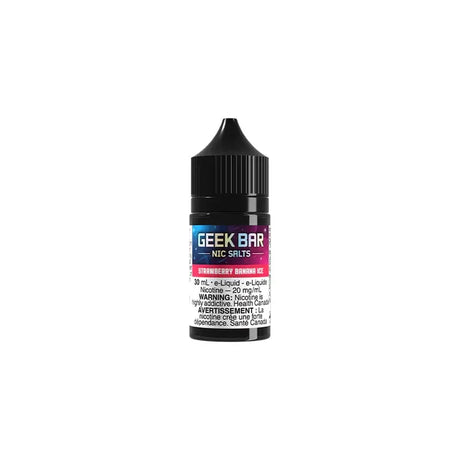 Geek Bar - Glace à la fraise et à la banane - E-liquide Salt Nic, 30 ml