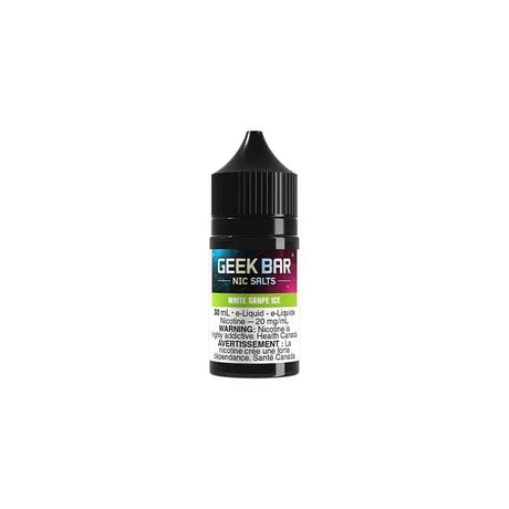 Geek Bar - White Grape Ice - E-liquide Salt Nic, 30 ml