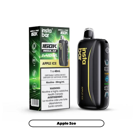 Insta Bar Mega Pro 160K - Apple Ice