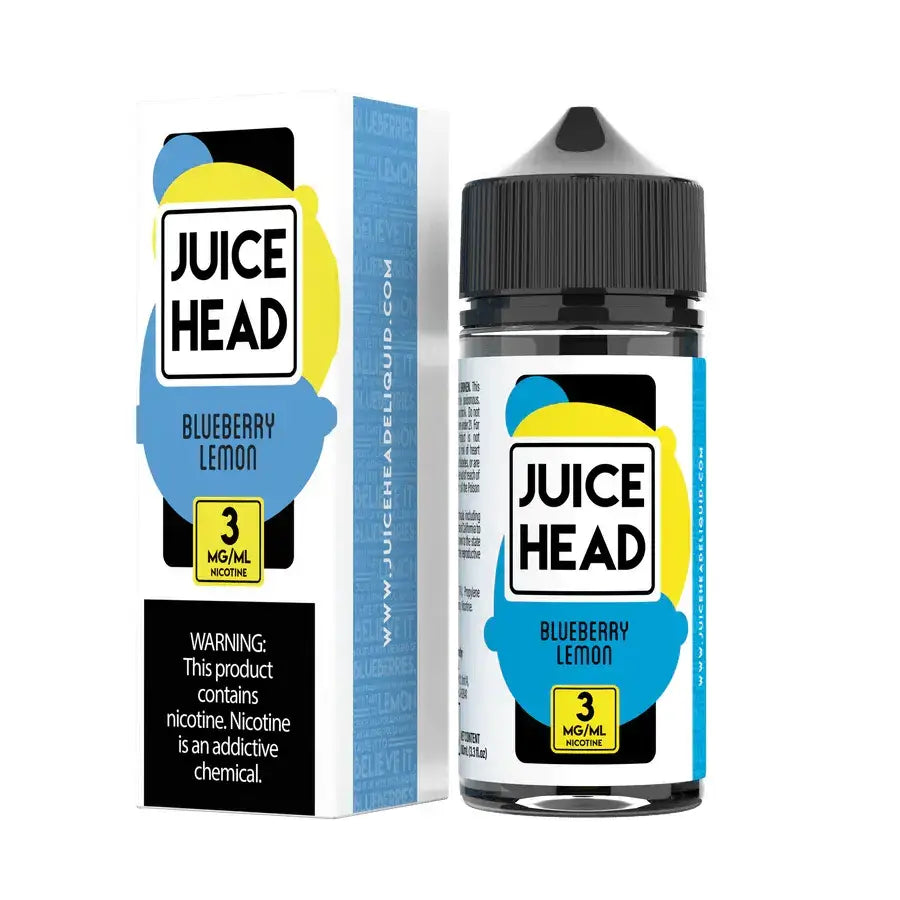 Juice Head - Myrtille Citron - E-liquide 100 ml - E-liquide Freebase - Vapeshop Mania