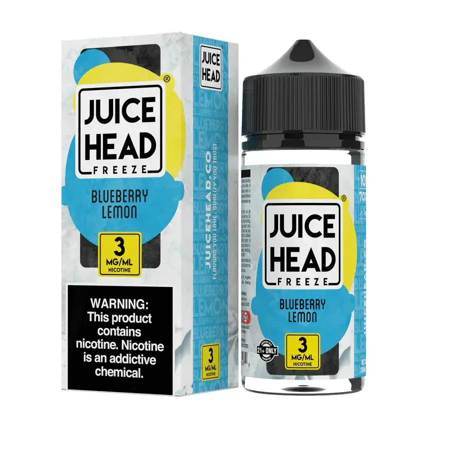 Juice Head - Blueberry Lemon FREEZE - 100mL E-Liquid - Freebase E-Liquid - Vapeshop Mania