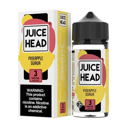 Juice Head - Ananas-Goyave - E-liquide 100 ml - E-liquide Freebase - Vapeshop Mania