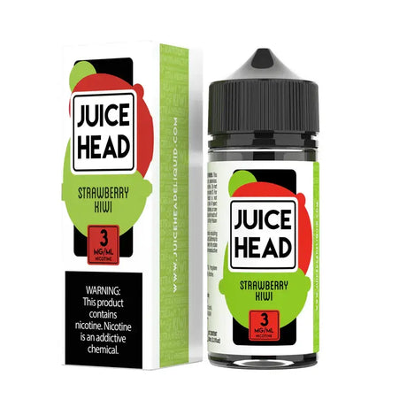Juice Head - Fraise Kiwi - E-liquide 100 ml - E-liquide Freebase - Vapeshop Mania