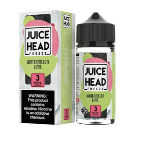 Juice Head - Watermelon Lime FREEZE - 100mL E-Liquid - Freebase E-Liquid - Vapeshop Mania