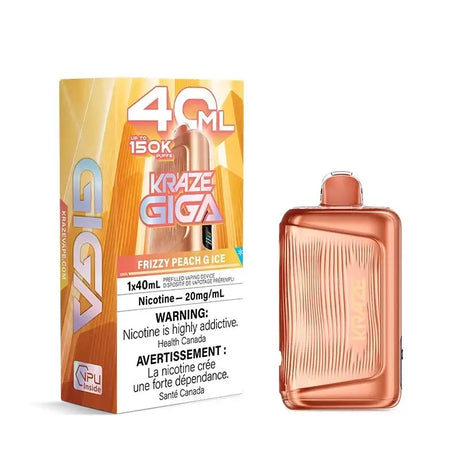 Kraze Giga 150K - Frizzy Peach G Ice