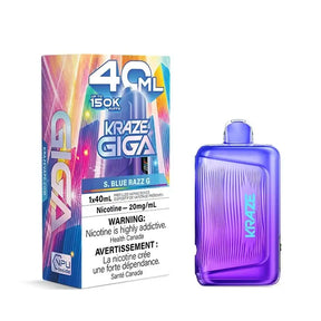 Kraze Giga 150K - S. Blue Razz G