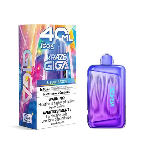 Kraze Giga 150K - S. Blue Razz G