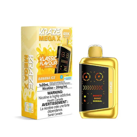 Kraze Mega X 48K - Banana Ice