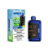 Kraze Mega X 48K - Blueberry Kiwi Ice