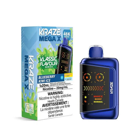 Kraze Mega X 48K - Blueberry Kiwi Ice