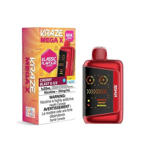 Kraze Mega X 48K - Cherry Blast G Ice