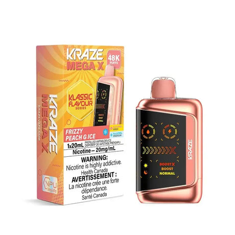 Kraze Mega X 48K - Frizzy Peach G Ice