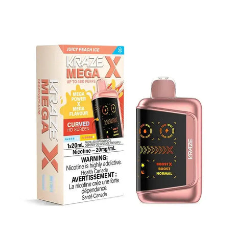 Kraze Mega X 48K - Juicy Peach Ice