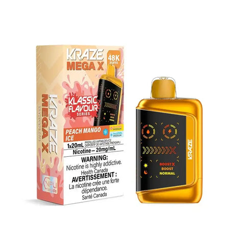 Kraze Mega X 48K - Peach Mango Ice