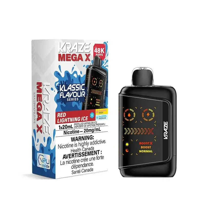 Kraze Mega X 48K - Red Lightning Ice