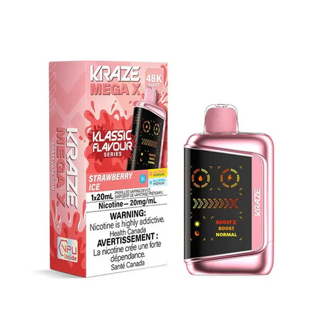 Kraze Mega X 48K - Strawberry Ice