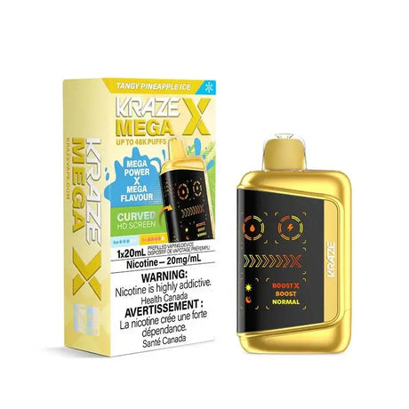 Kraze Mega X 48K - Tangy Pineapple Ice