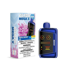 Kraze Mega X 48K - Triple Berry Ice