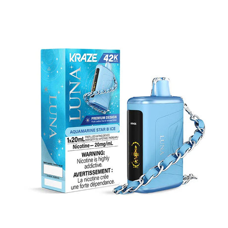 Kraze Luna 42K Disposable - Aquamarine Star B Ice - Vapeshop Mania