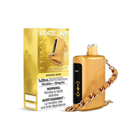 Kraze Luna 42K Disposable - Banana Bake - Vapeshop Mania