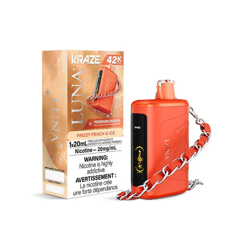 Kraze Luna 42K Disposable - Fizzy Peach G Ice - Vapeshop Mania