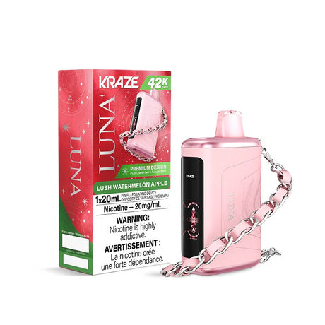 Kraze Luna 42K Disposable - Lush Watermelon Apple - Vapeshop Mania