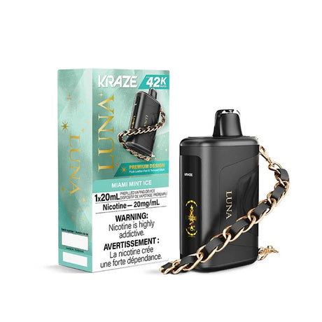 Kraze Luna 42K Disposable - Miami Mint Ice - Vapeshop Mania
