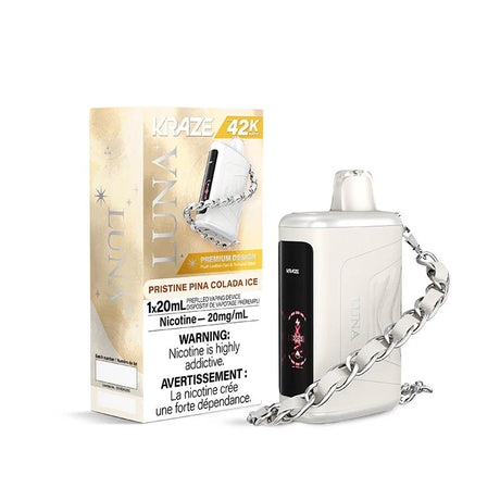 Kraze Luna 42K Disposable - Pristine Pina Colada Ice - Vapeshop Mania