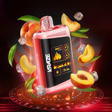 Kraze HD Mega 20K - Frizzy Peach G Ice - Vape jetable - Vapeshop Mania