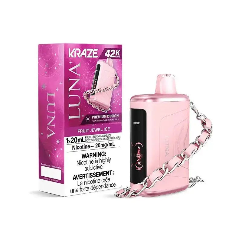 Kraze Luna 42K - Fruit Jewel Ice - Vape jetable - Vapeshop Mania