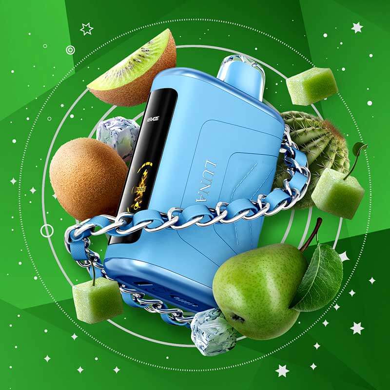 Kraze Luna 42K - Kiwi Pear Cactus G Ice - Vape jetable - Vapeshop Mania